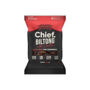 Chief Organic Biltong - Cayenne Chilli 30g