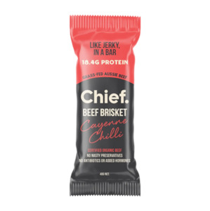 Chief Organic Beef Bars - Cayenne Chilli 40g