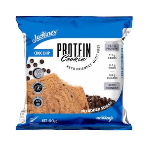 Keto: Justine's Keto Choc Chip Protein Cookies 75g