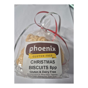 Dairy Free: Phoenix Bakery Christmas Mini Buscuits 8pk (no icing) - COMING SOON