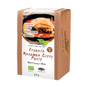 Lum Lum Organic Massaman Curry Paste 100g - Bulk Buy Discount Available