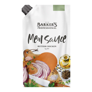 Sauce Stock Marinade: Barkers Meal Sauce Butter Chicken 1kg