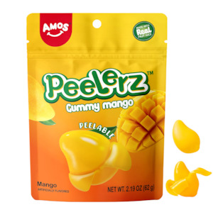 Sweets Treats: Amos Peelerz Mango Gummy Candy 150g