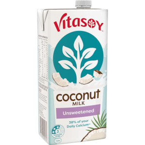 Dairy Alternatives: Vitasoy Coconut Milk Unsweetened 1lt