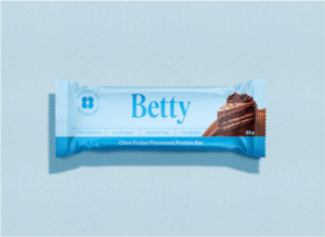 Betty Choc Fudge & Cacao Nib Protein Bar 52g - Bulk Buy Discount Available