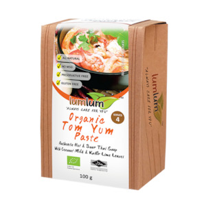Lum Lum Organic Tom Yum Paste 100g - Bulk Buy Discount Available