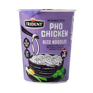 Pasta Rice Noodles: Trident Rice Noodles Pho Chicken Cup