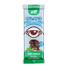 Nut Free: Peak Energy Chocolate Bar - Mint Crunch 25g