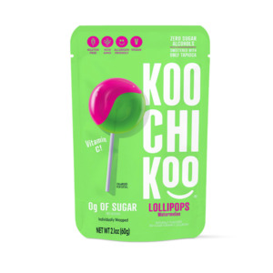 Dairy Free: Koochikoo No Sugar Lollipops Vitamin C Watermelon 62g