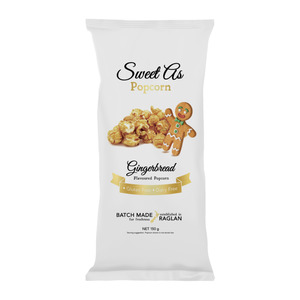Dairy Free: Sweet As Gingerbread Flavoured Popcorn 150g