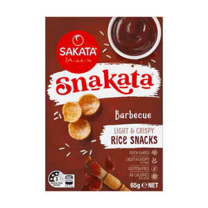 Biscuits Crackers: Snakata Rice Crackers Barbecue 65g