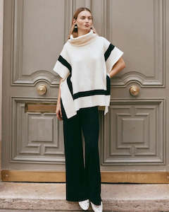 Eb Ive: Avino Poncho - Ecru