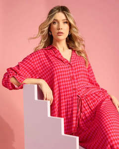 Haven: Casablanca Shirt - Chilli/Pink