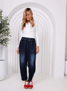 New Arrivals: Leo Barrel Jeans Ink