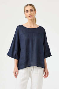 Studio Relaxed Top / Navy