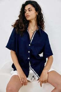 Studio Short Sleeve Shirt - Indigo