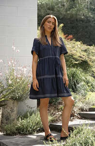 Willa Dress - Navy