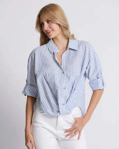 Stella Gemma: On Repeat Blouse / Sea Stripe