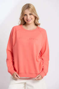 Stella Gemma: Classic Sweat / Coral Embroidered Lego