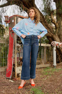 Size 18 Plus: Bobbi 7/8 Jean / Denim Mid Wash