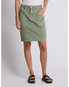 Skirts 1: Strike Skirt - Khaki Denim