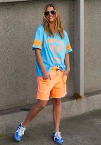 Tennis Tee - Aqua