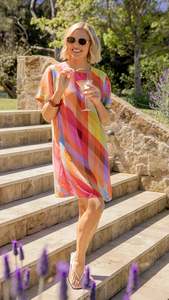 Elm: Rena Dress / Striped Print