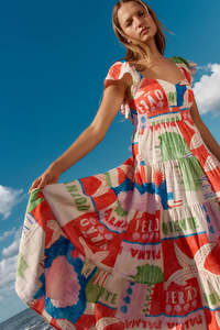 Dresses: Sadie Dress / Seashell Print