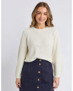 Tops: Blair L/S Knit / Vintage White