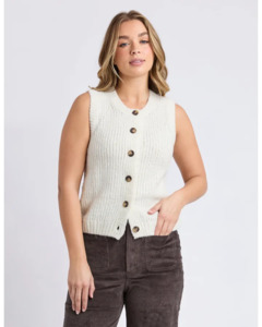 Tops: Delta Knit / Vintage White