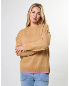 Dallas Jumper / Maple Sugar Neon