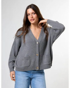 Tops: Bentley Cardigan / Dark Grey