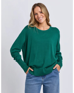 Elm: Sunny Long Sleeve Knit / Turquoise