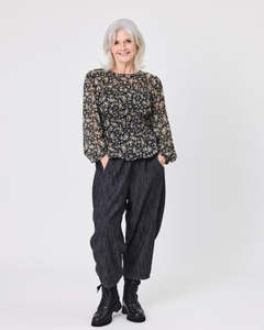 Sonja Pant / Black Denim