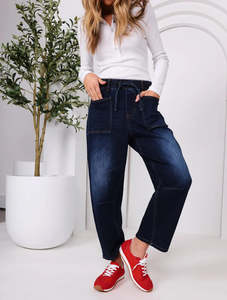 Leo Barrel Jean / Ink
