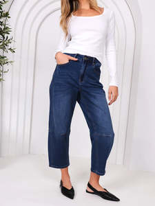 Toni Barrel Jeans / Blue