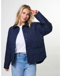 Stella Gemma: Flowerly Jacket / Navy