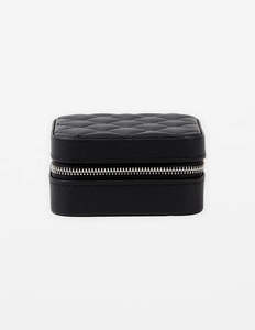 Stella Gemma: Jewellery Box - Black Quilted Large