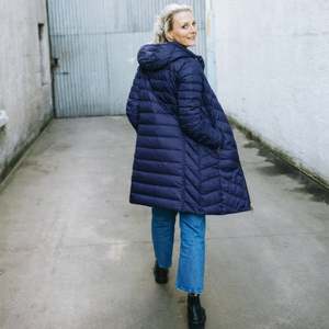 Arnie  90/10 Reversible Coat / Moonlight/ Silver