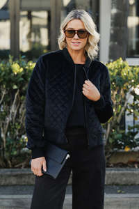 Wyld Bomber / Black Quilt