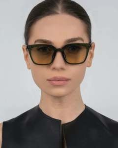 Bree Sunglasses /Transparent Green/ Green