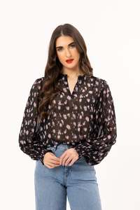 Movement L/S Blouse / Pink Prowl