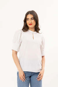 Movement S/S Blouse White