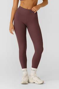 Activewear: Irresistable Luxe Rib Full Length Leggings | Amethyst Shadow