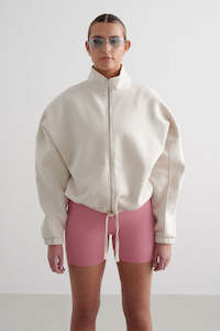 Aimn: Campus Sweat Zip Jacket