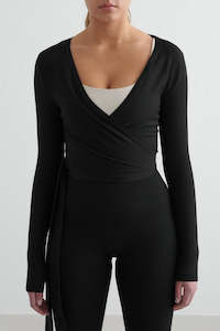 Shape Seamless Wrap Long Sleeve