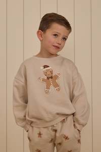 Kids Tops: Relaxed Sweatshirt | Gingerbread Stone