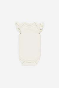 Flutter Sleeve Bodysuit | Ivory