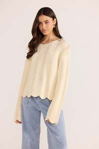 Mothers Day Gift Guide: Brooke Crochet Wave Sweater