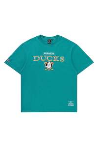 Wordmark Chrome Tee Ducks | Faded Teal